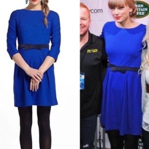 Anthropologie Girls From Savoy Pleated Ponte Dress